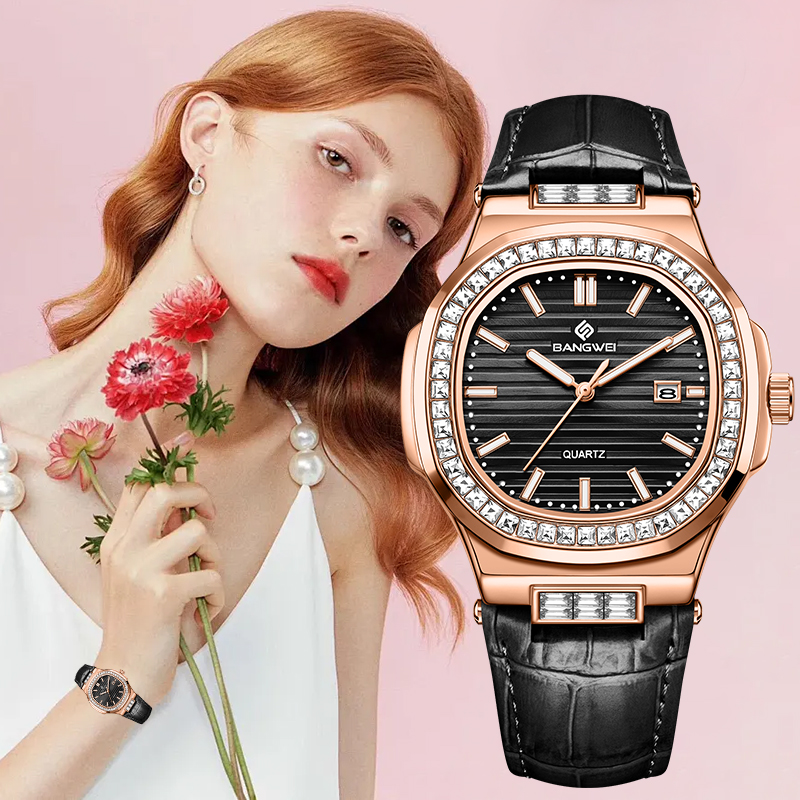 Women'S Fashion Quartz Watch - LIGE Bangwei 패션 심플 쿼츠 여성