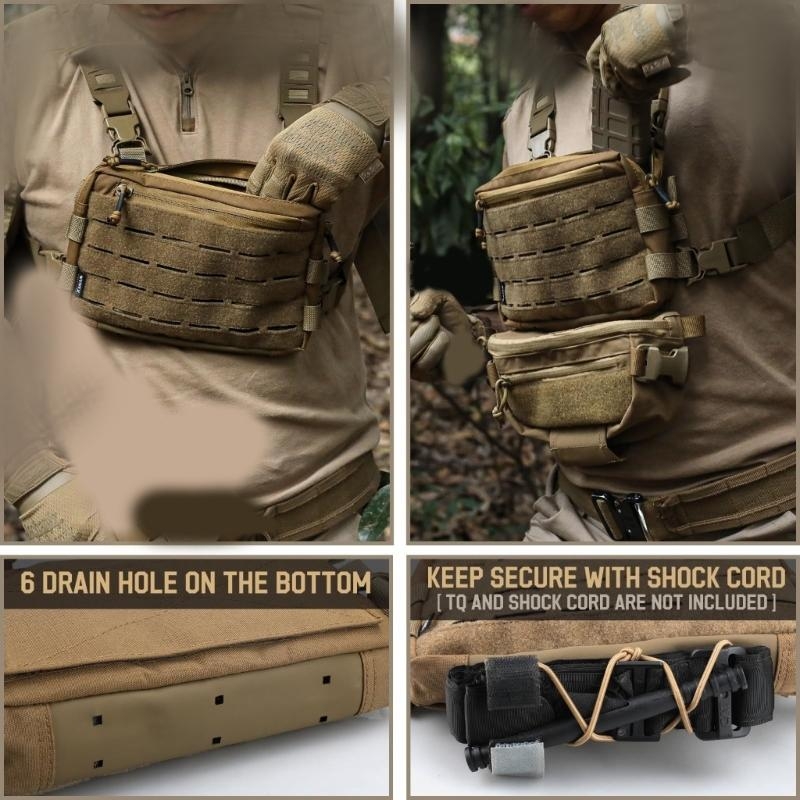 Women'S Fashion Utility Vest - X7XC Tacticals Chest Rig Pack 러닝