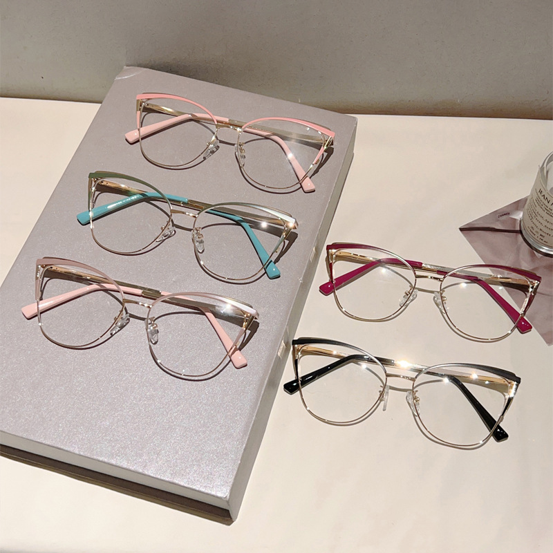 Women'S Fashion Glasses Non Prescription - 새로운 스타일의 고양이 눈 모양 안경테,