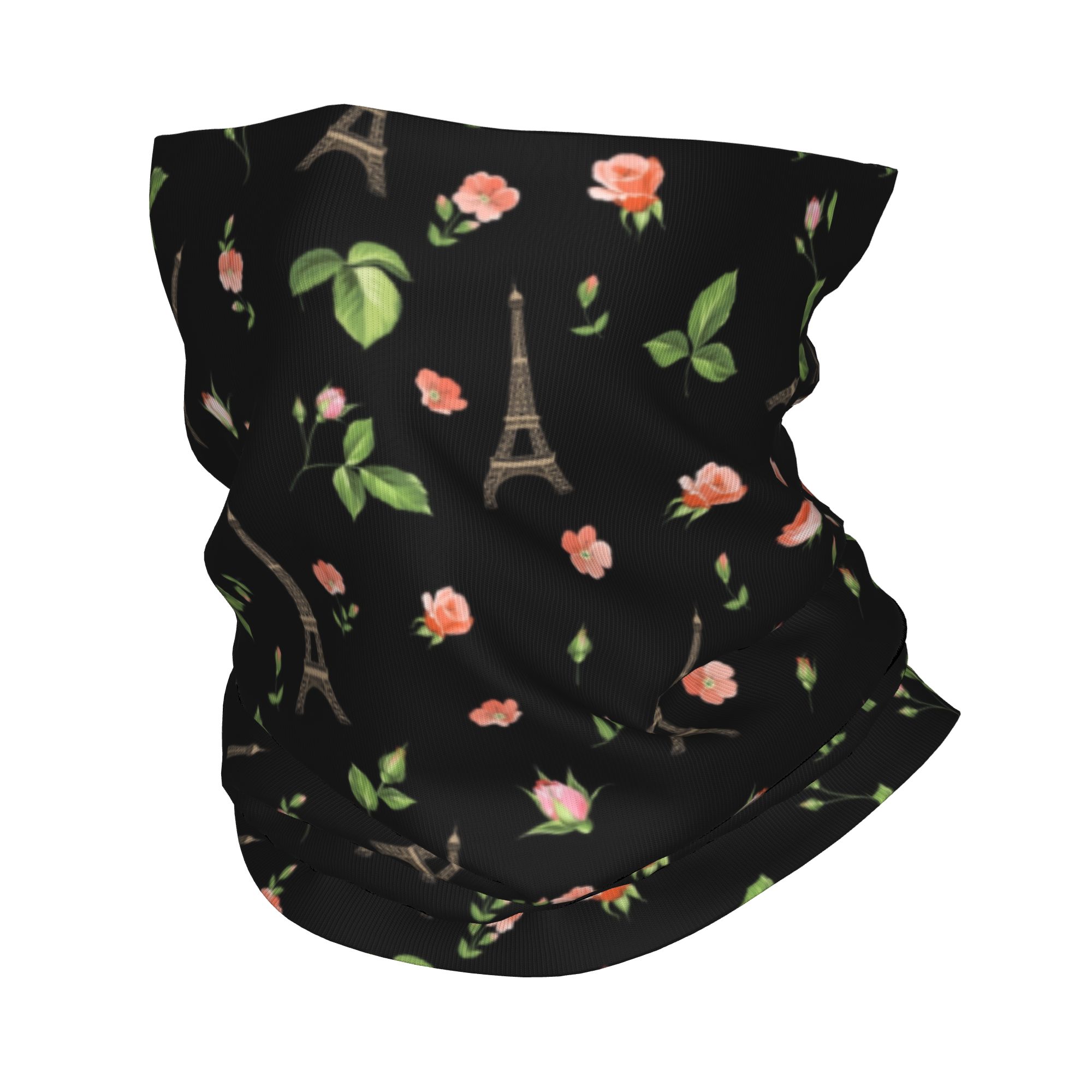 Women'S Fashion Paris - 맞춤형 파리 에펠탑 프랑스 장미 반다나