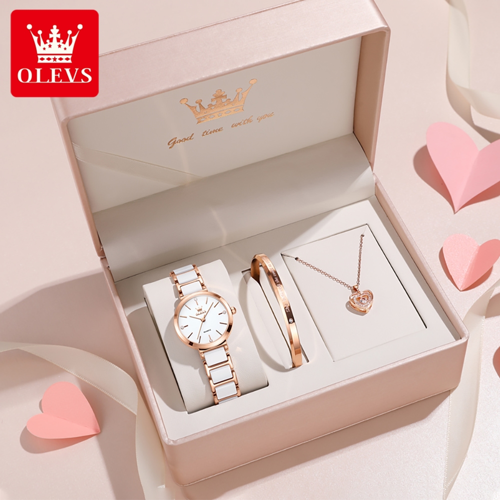 Women'S Fashion Quartz Watch - OLEVS 여성 시계 5877 고급스러운 우아한