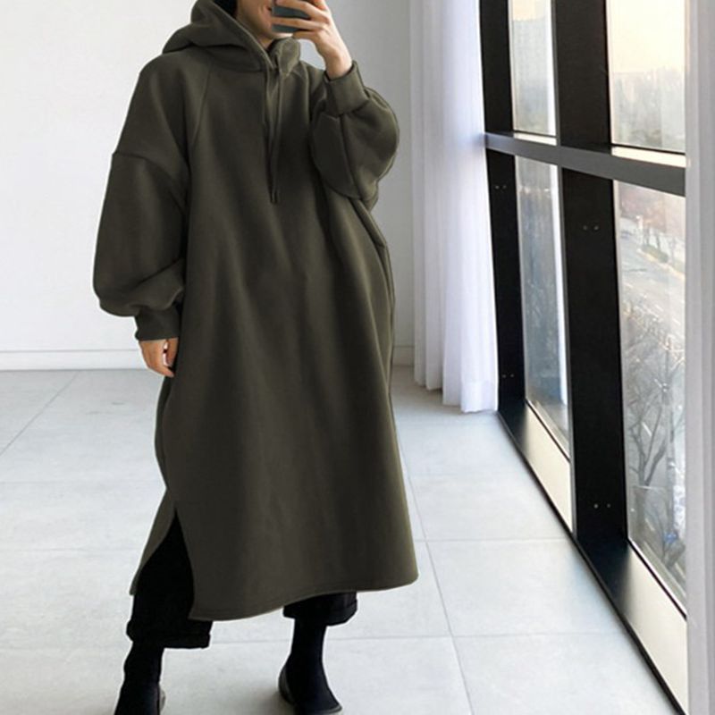 Women'S Fashion Hoodies - 가을과 겨울 150KG 여성 플러스 사이즈