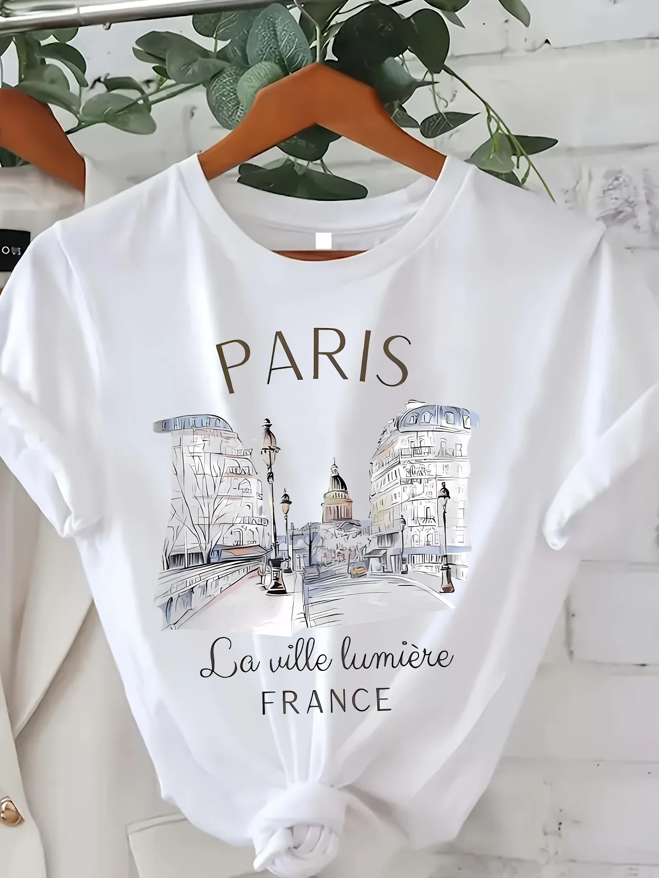 Women'S Fashion Paris - Y2k T 셔츠 파리 여성 프린트