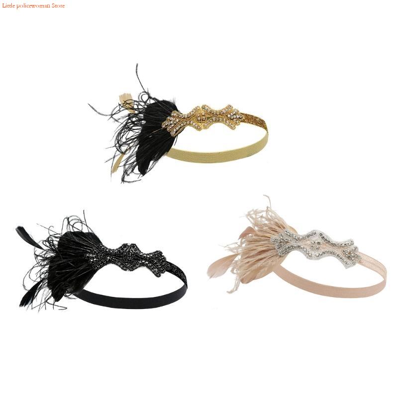 Women'S Fashion Roaring 20S - 여성용 F92D 헤어 액세서리 여성용 라인스톤