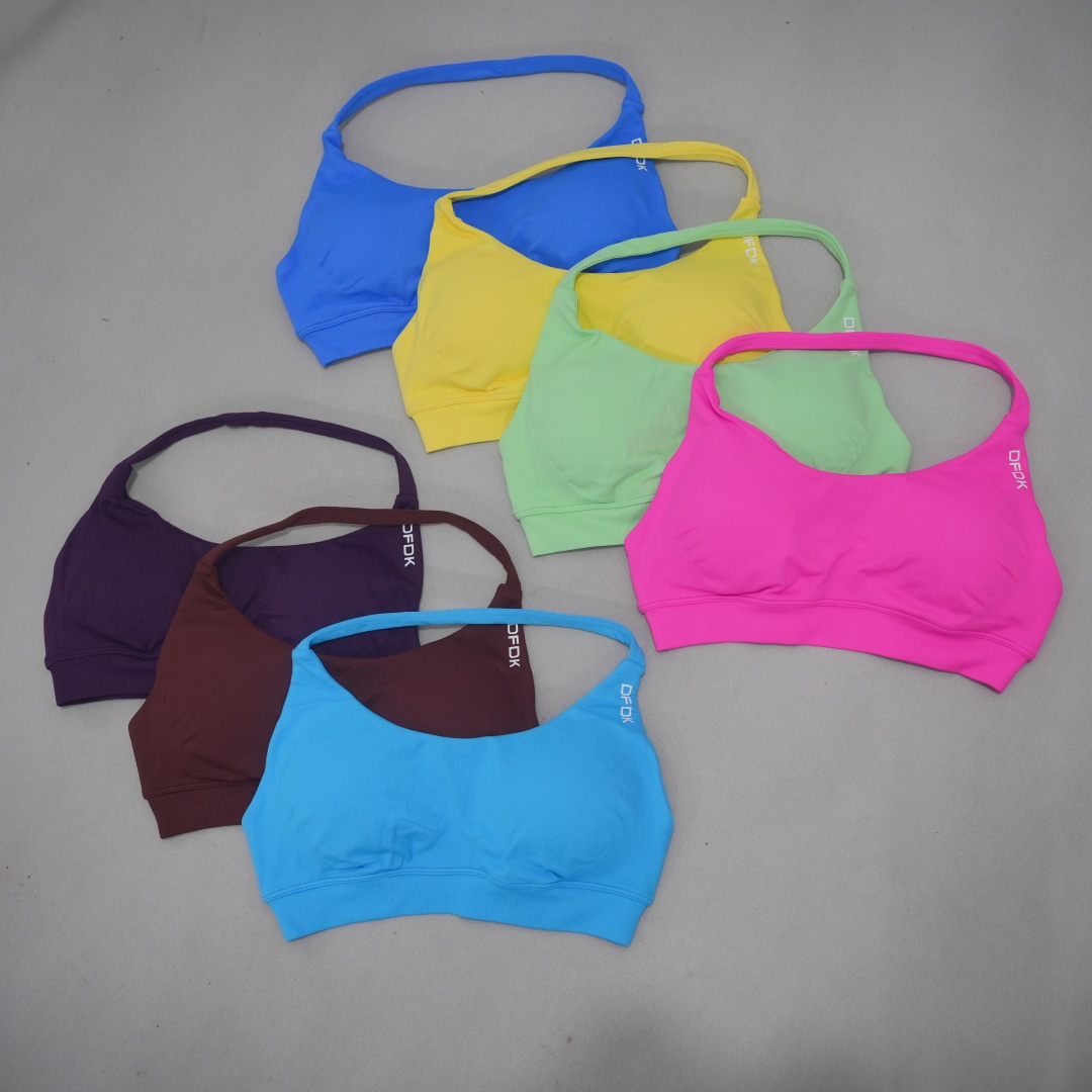 Bra Top Seamless - DFDK 여성용 심리스 스포츠 브라 하이