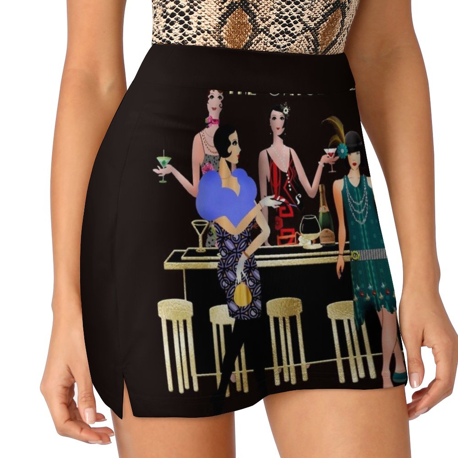 Women'S Fashion Roaring 20S - 여성용 개츠비 시대 스커트, 2022 바지,