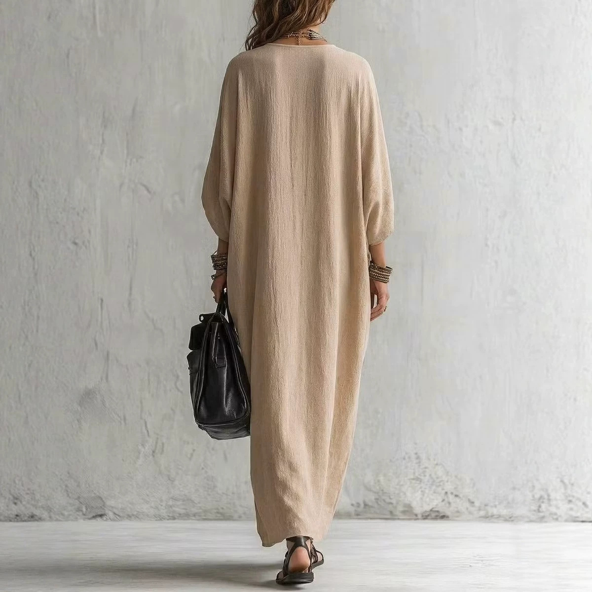 여성 보헤미안 자수 카프탄 맥시 드레스 딥 V넥 배트윙 - Maxi Dress Boho 리뷰 및 가격
