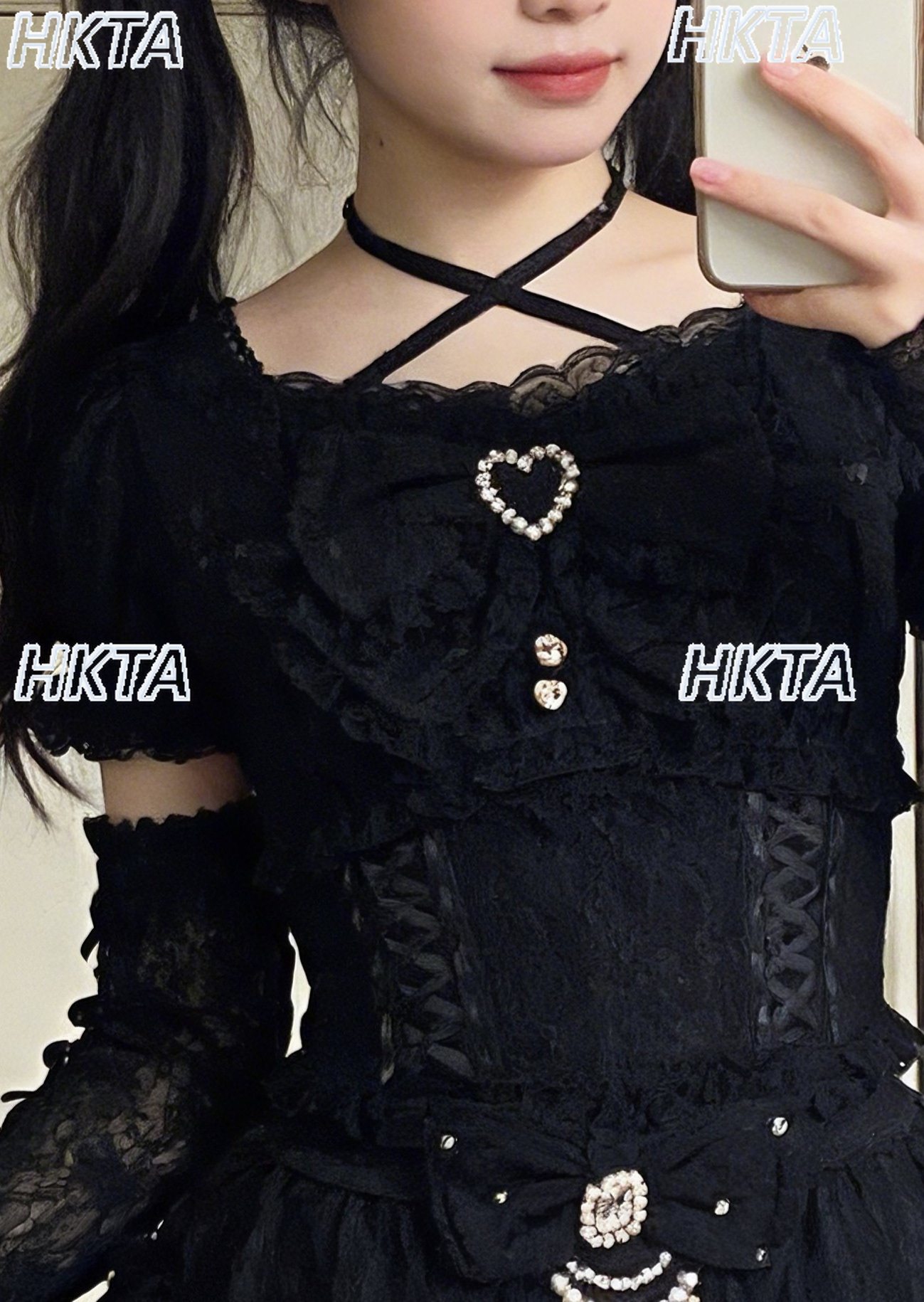 일본 지라이 케이 스타일 스윗 보우 슬리브 하이웨이스트 - Puff Sleeve Blouse 리뷰 및 가격