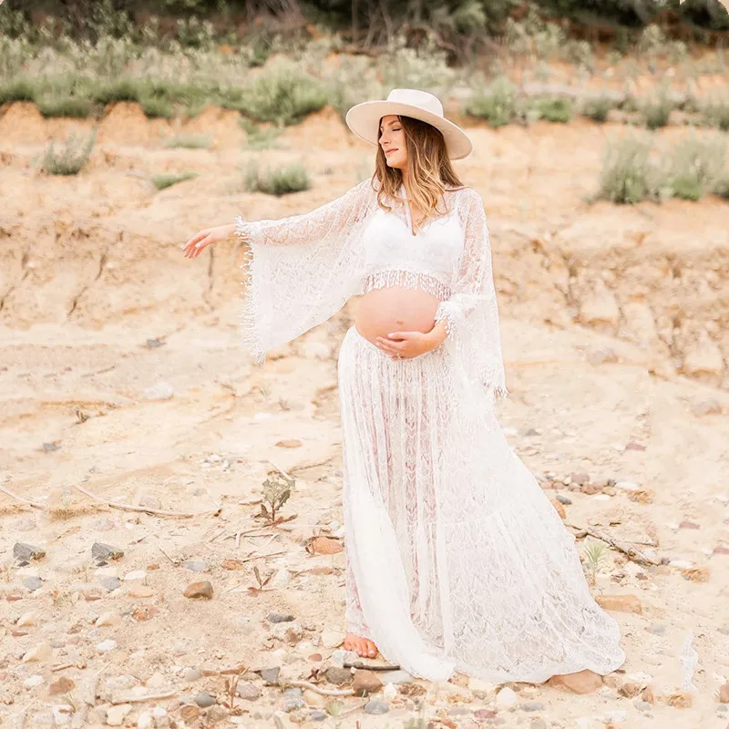 보호 맥시 레이스 원피스 임산부 사진 촬영 소품, 보헤 - Maxi Dress Boho 리뷰 및 가격
