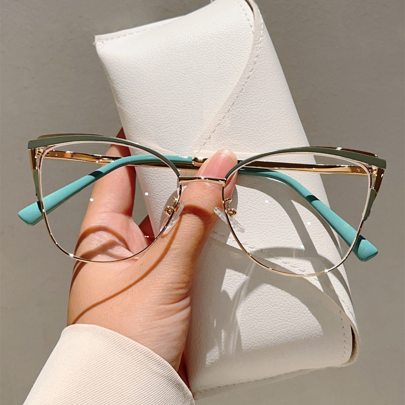 새로운 스타일의 고양이 눈 모양 안경테, 블루라이트 차 - Women'S Fashion Glasses Non Prescription 리뷰 및 가격