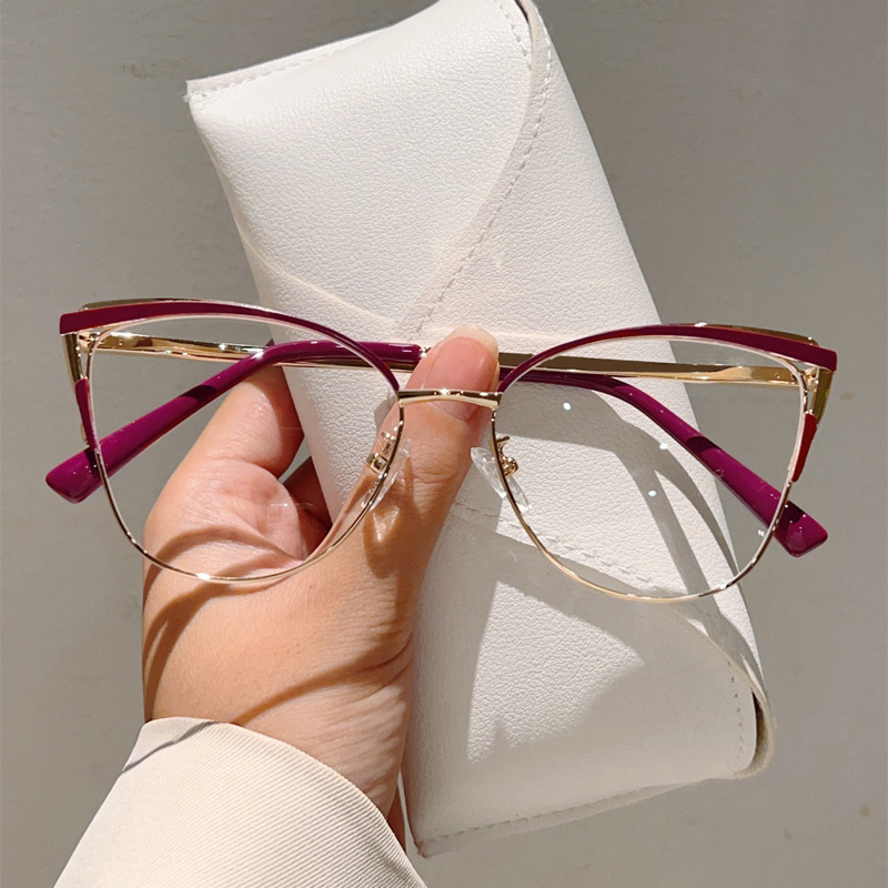 새로운 스타일의 고양이 눈 모양 안경테, 블루라이트 차 - Women'S Fashion Glasses Non Prescription 리뷰 및 가격