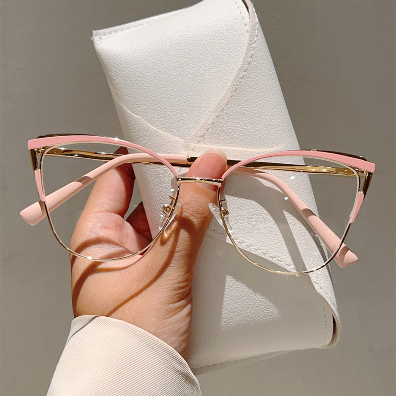 새로운 스타일의 고양이 눈 모양 안경테, 블루라이트 차 - Women'S Fashion Glasses Non Prescription 리뷰 및 가격