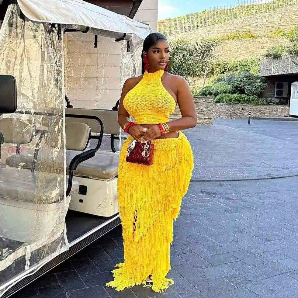 크로셰 니트 맥시 드레스 투피스 스커트 세트 2026  - Maxi Dress Boho 리뷰 및 가격