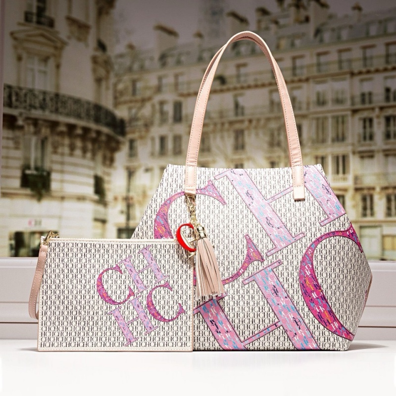 CHCH 우아한 파리 패션 쇼퍼 백 빈티지 디자이너 크 - Women'S Fashion Paris 리뷰 및 가격