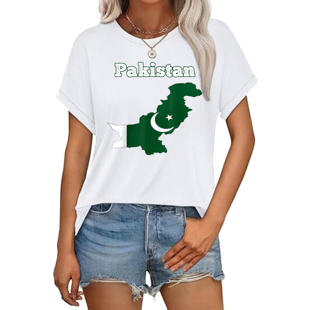 파키스탄 국기 8월 14일 티셔츠 애국 독립 기념일 티 - Women Fashion Pakistan 리뷰 및 가격