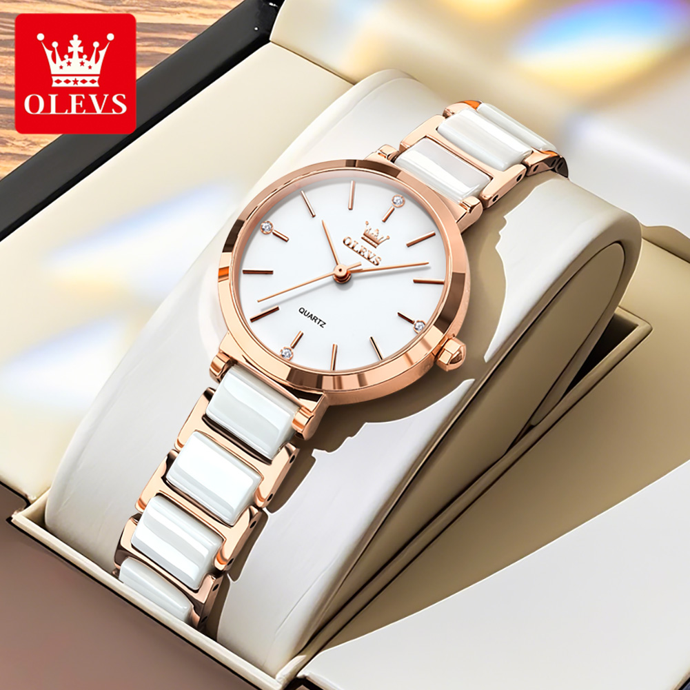 OLEVS 여성 시계 5877 고급스러운 우아한 쿼츠  - Women'S Fashion Quartz Watch 리뷰 및 가격