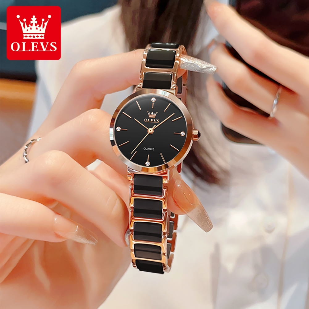OLEVS 여성 시계 5877 고급스러운 우아한 쿼츠  - Women'S Fashion Quartz Watch 리뷰 및 가격