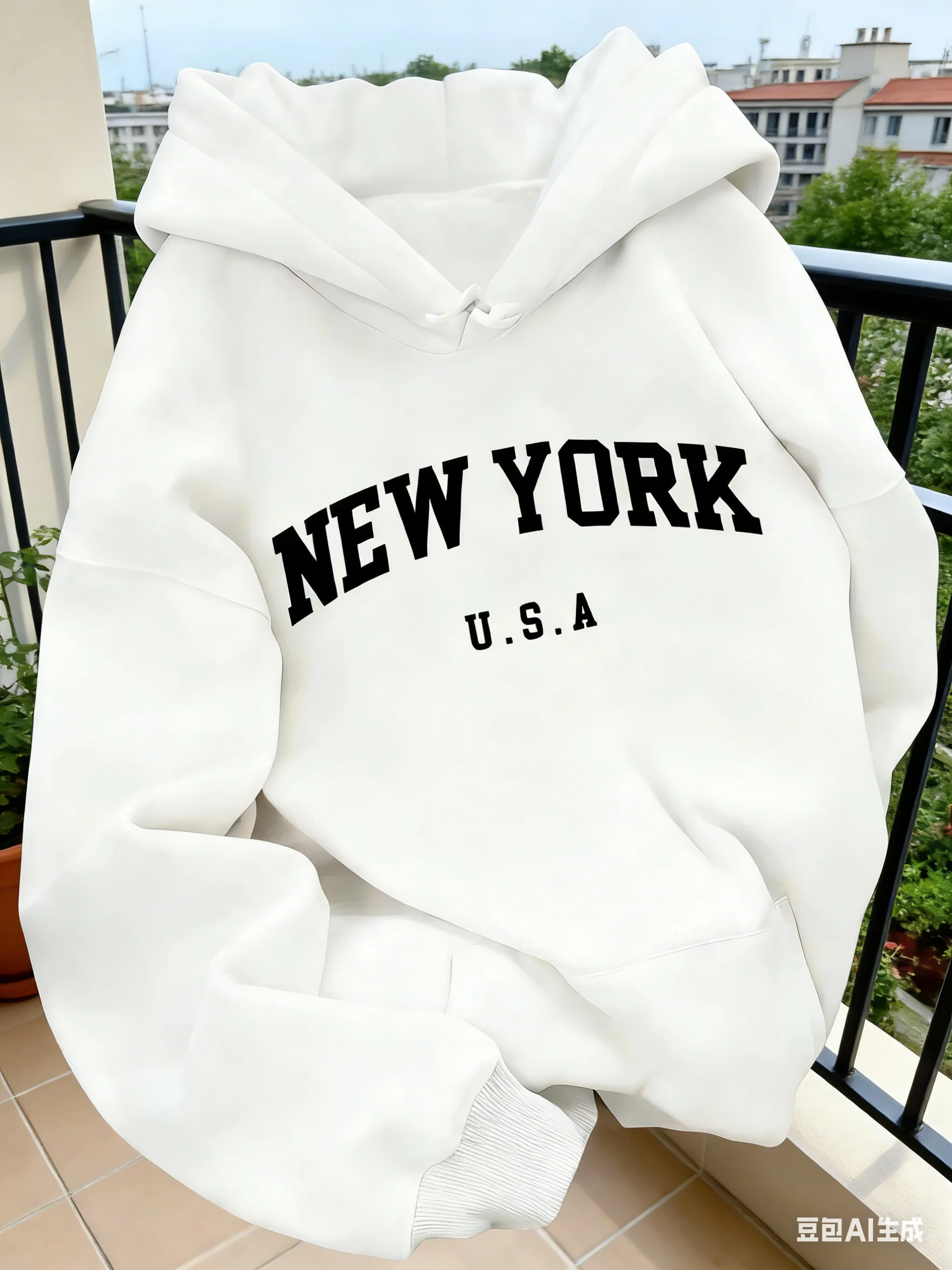 여성용 후드 스웨트 캐주얼 컷 뉴욕 미국 레터링 스웨터 - Women'S Fashion York 리뷰 및 가격