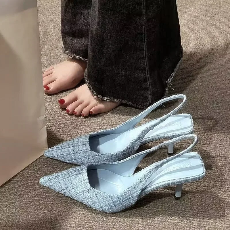 여성을 위한 니트 플랫폼 힐, 포인티드 토 파티 슈즈, - Women Fashion Brand 리뷰 및 가격
