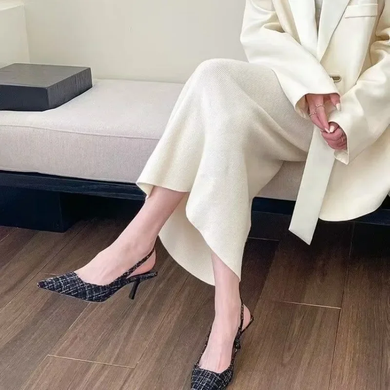 여성을 위한 니트 플랫폼 힐, 포인티드 토 파티 슈즈, - Women Fashion Brand 리뷰 및 가격