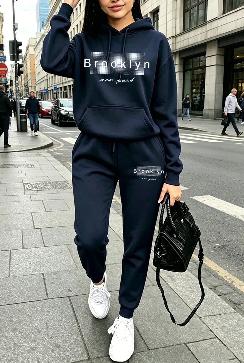 여성 트레이닝복 프린팅 캐주얼 후드티 스웨트셔츠 야외  - Women'S Fashion Hoodies 리뷰 및 가격