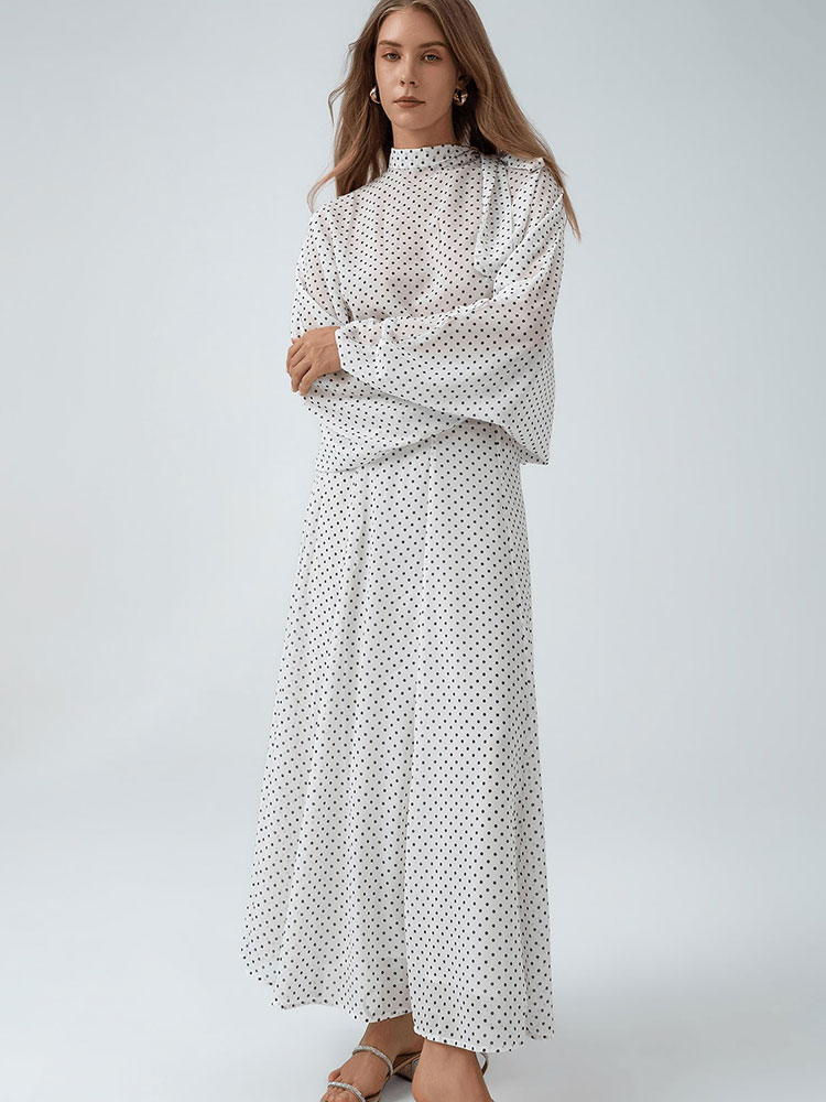 HH 빈티지 여성용 폴카 도트 수트 버블 슬리브 셔츠  - Puff Sleeve Blouse 리뷰 및 가격