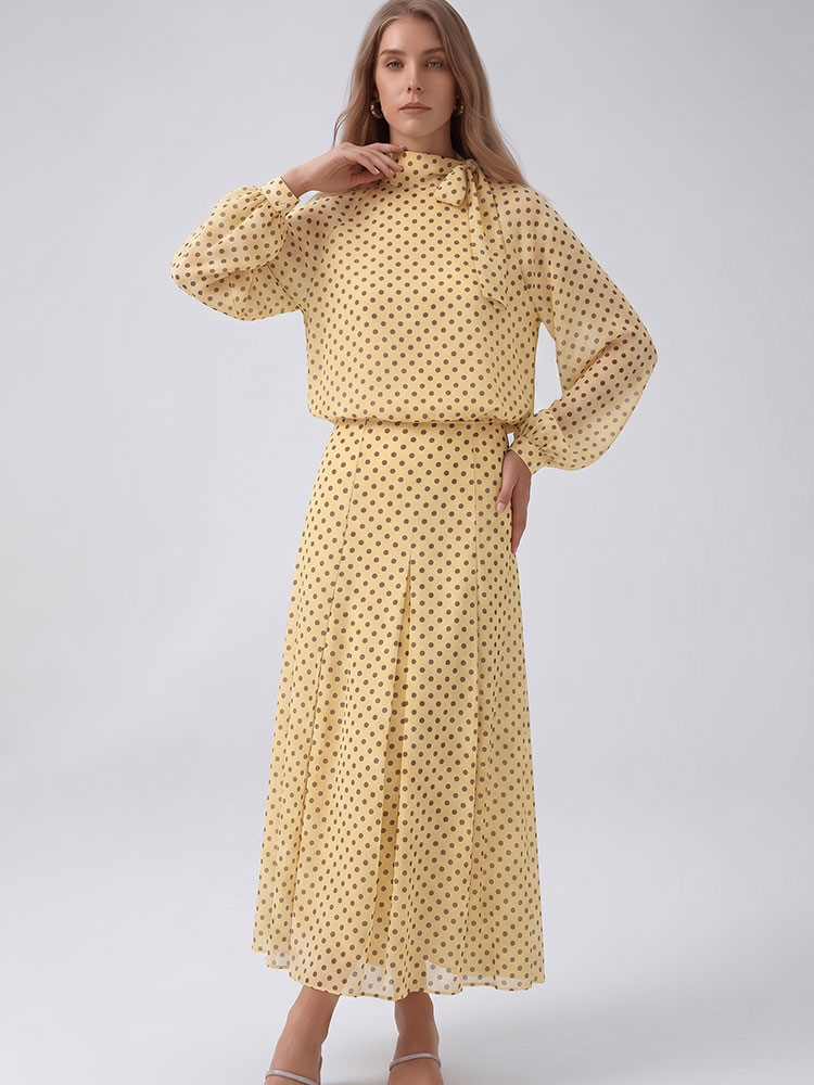 HH 빈티지 여성용 폴카 도트 수트 버블 슬리브 셔츠  - Puff Sleeve Blouse 리뷰 및 가격