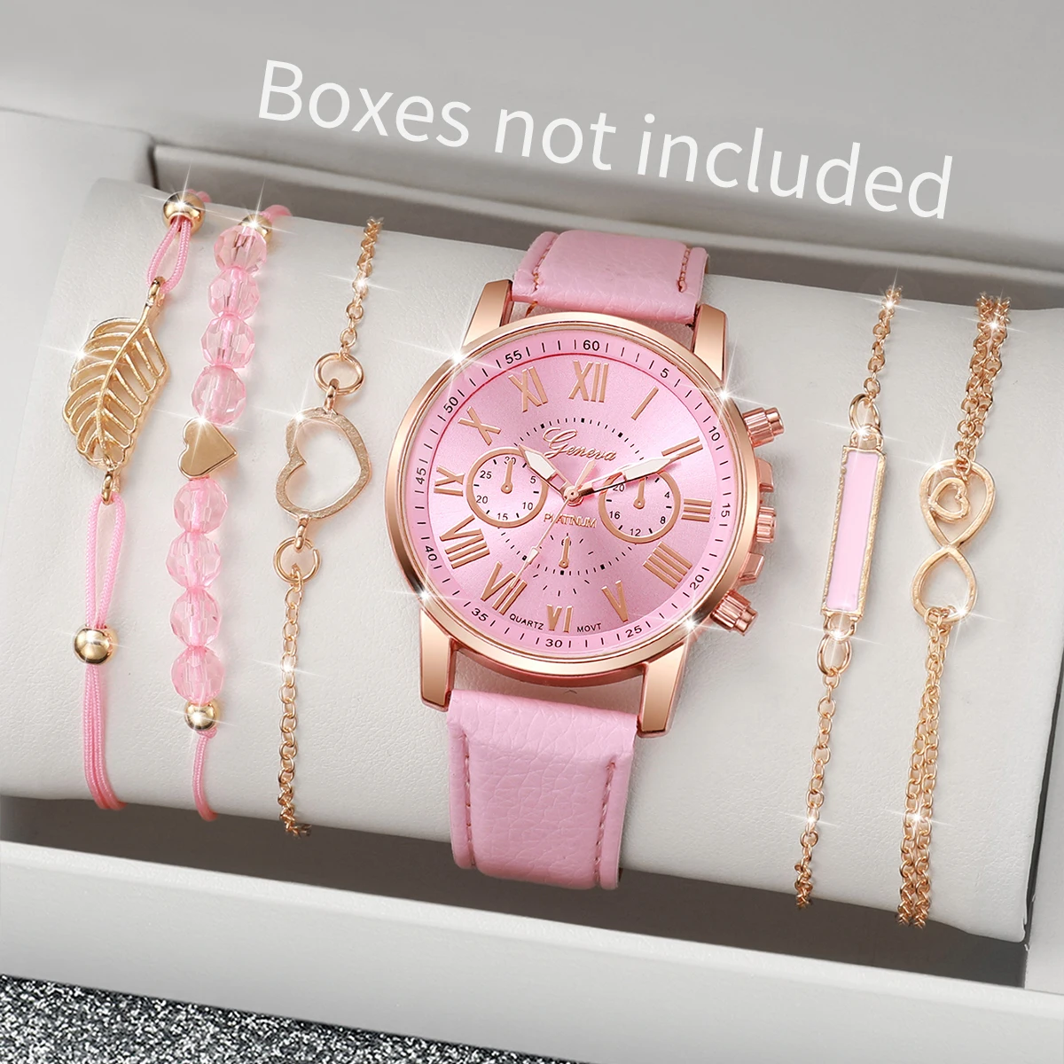 깜짝 선물 상자 세트: 여성용 시계(제네바 쿼츠 시계) - Women'S Fashion Quartz Watch 리뷰 및 가격