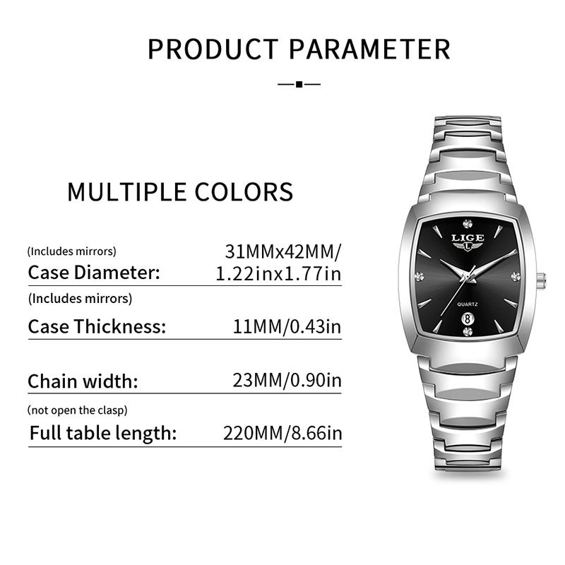 LIGE 시계 여성 비즈니스 럭셔리 숙녀 시계 여성 방 - Women'S Fashion Quartz Watch 리뷰 및 가격