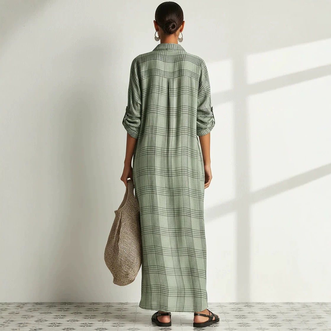 프린트 린넨 코튼 미디 드레스 여름 원피스 플로럴 보헤 - Maxi Dress Boho 리뷰 및 가격