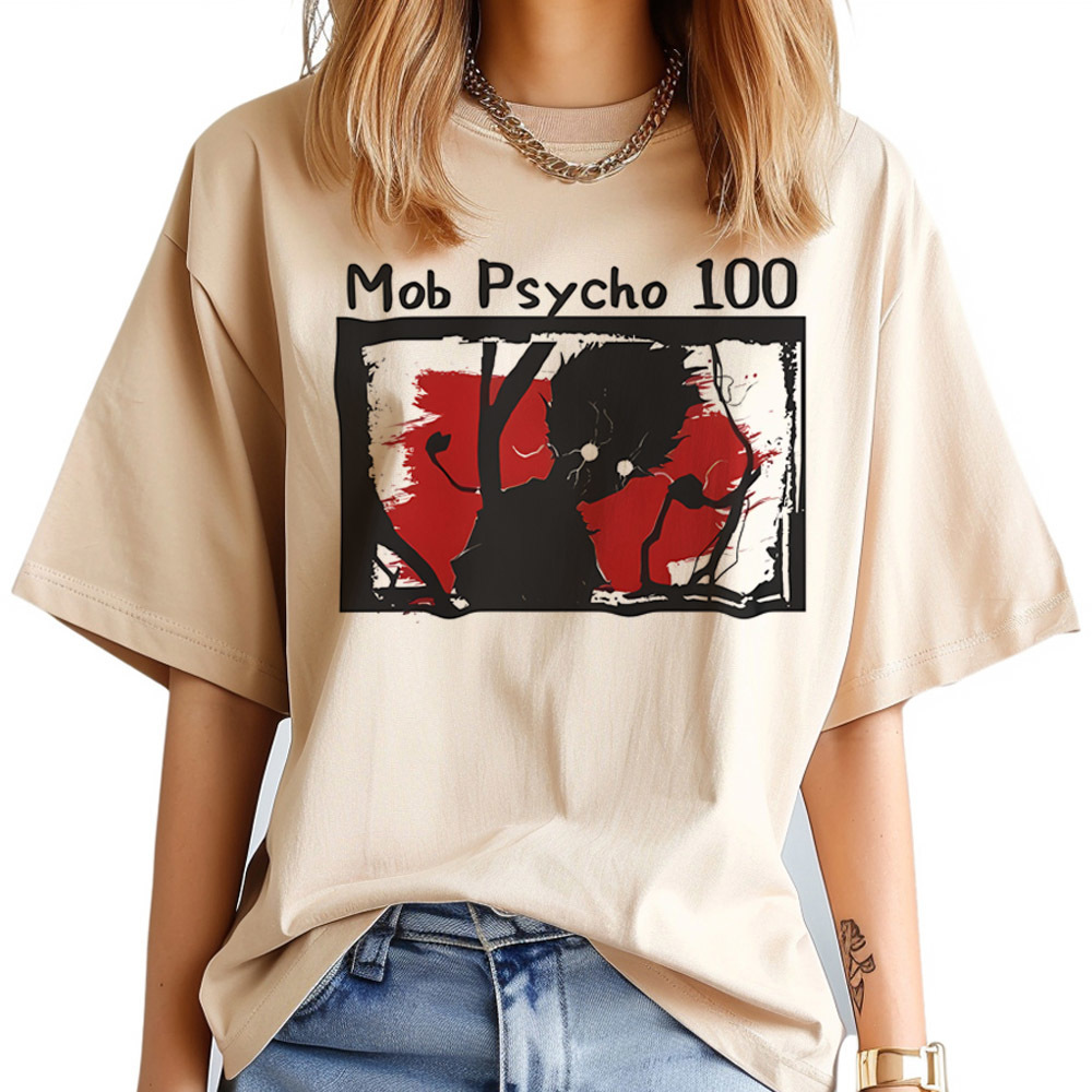 Mob Psycho 100 티셔츠 여성 사이키델릭 고딕 - Women'S Fashion In The 80S 리뷰 및 가격