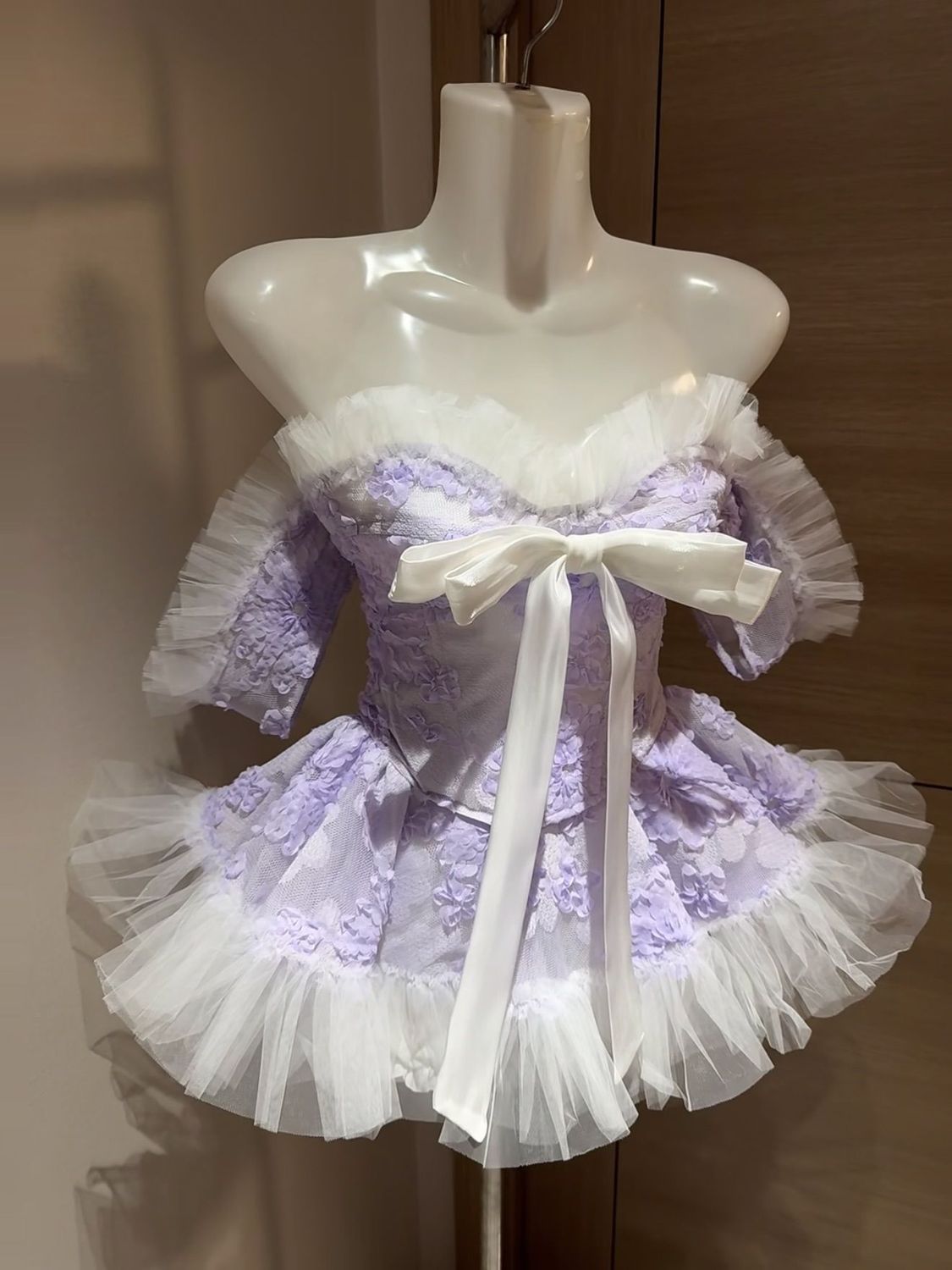 일본식 달콤한 카와이 로리타 레이스 패치워크 퍼프 슬리 - Puff Sleeve Blouse 리뷰 및 가격