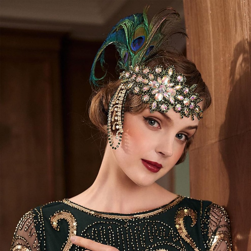 빈티지 1920 년대 플래퍼 헤드밴드, 포효하는 20  - Women'S Fashion Roaring 20S 리뷰 및 가격