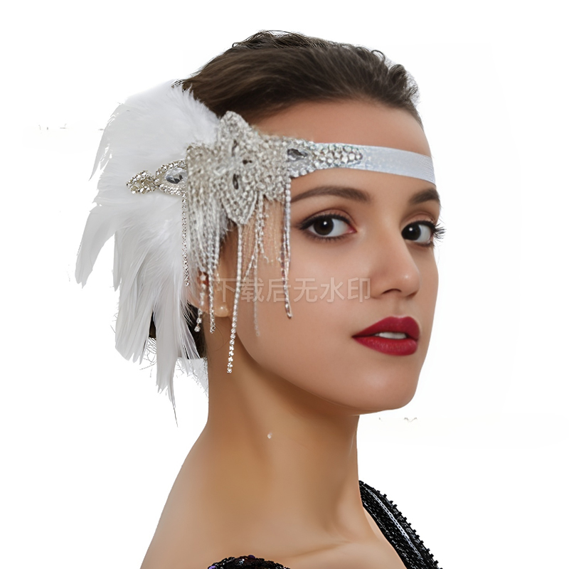 빈티지 1920 년대 플래퍼 헤드밴드, 포효하는 20  - Women'S Fashion Roaring 20S 리뷰 및 가격