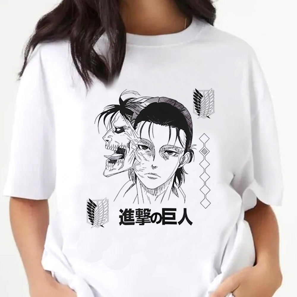 Attack on Titan 셔츠 femme anime - Women'S Fashion In The 80S 리뷰 및 가격