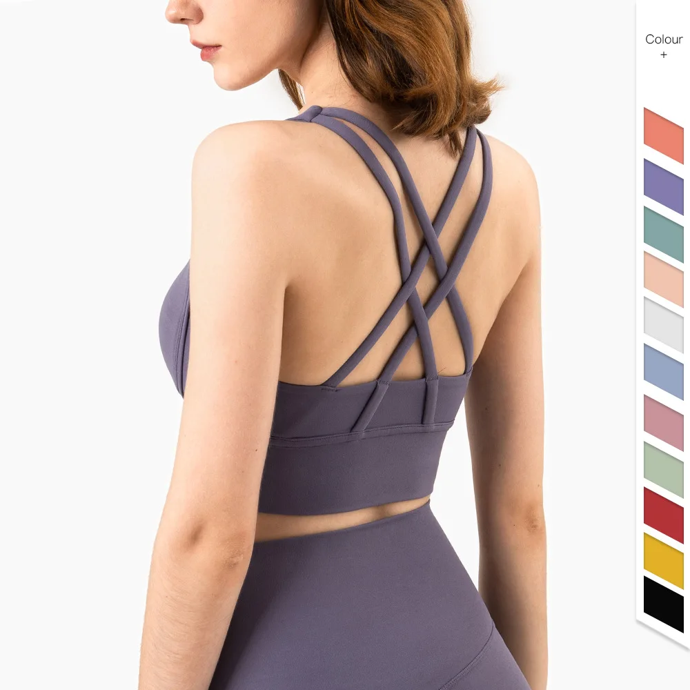 여름 패션 크로스 백 여성 스포츠 브래지어 피트니스 탱 - Bra Top Seamless 리뷰 및 가격
